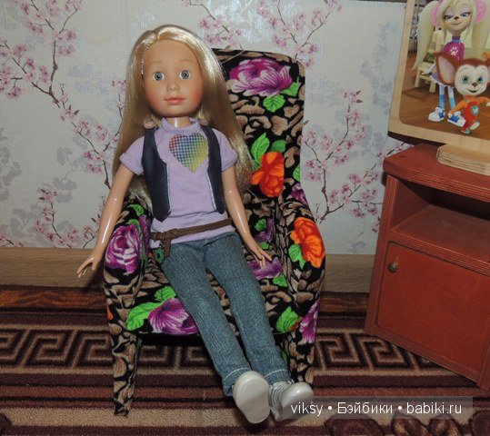 Домашние фото Анабель — Редкие и винтажные куклы Zapf Creation: Colette (фото 4)