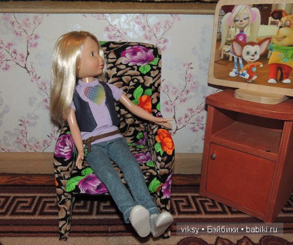 Домашние фото Анабель — Редкие и винтажные куклы Zapf Creation: Colette (фото 5)