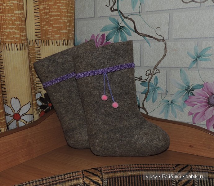 Валенки, валенки, расшитые для маленьких (фото 3)