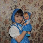 Матрешки в горошках.