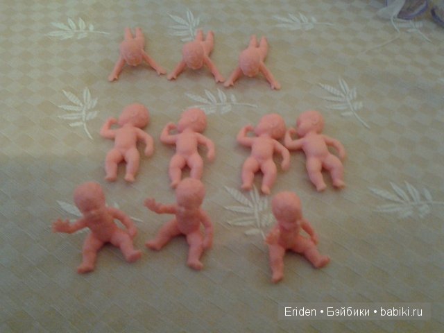 Малыши из пластмассы 1:12 (фото 4)