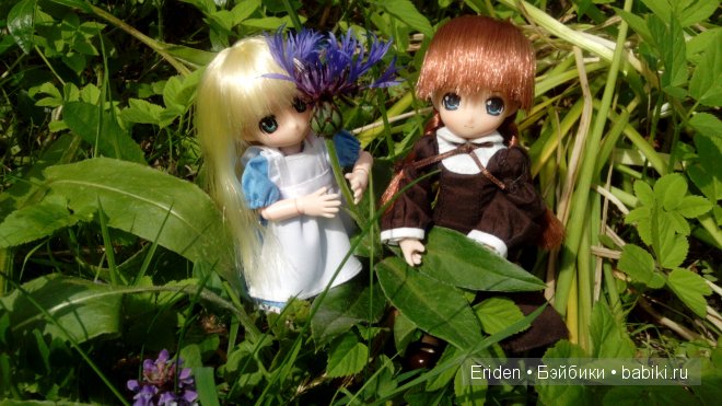 Отдых на даче. Куклы тоже отдыхают