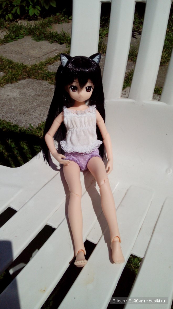 Отдых на даче. Куклы тоже отдыхают