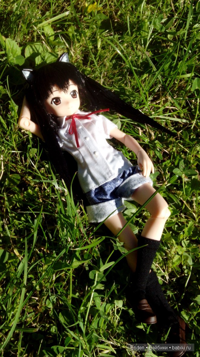 Отдых на даче. Куклы тоже отдыхают