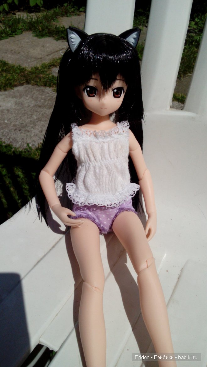 Отдых на даче. Куклы тоже отдыхают