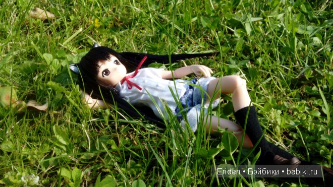 Отдых на даче. Куклы тоже отдыхают