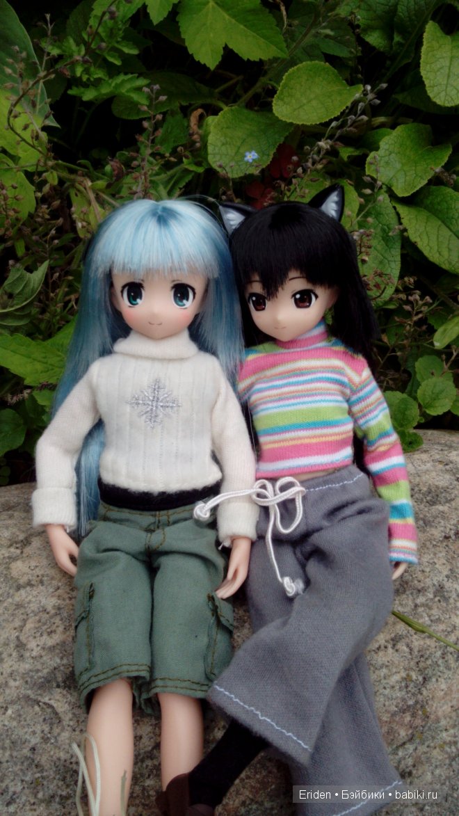 Отдых на даче. Куклы тоже отдыхают