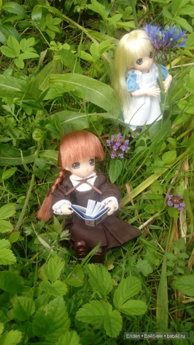 Отдых на даче. Куклы тоже отдыхают