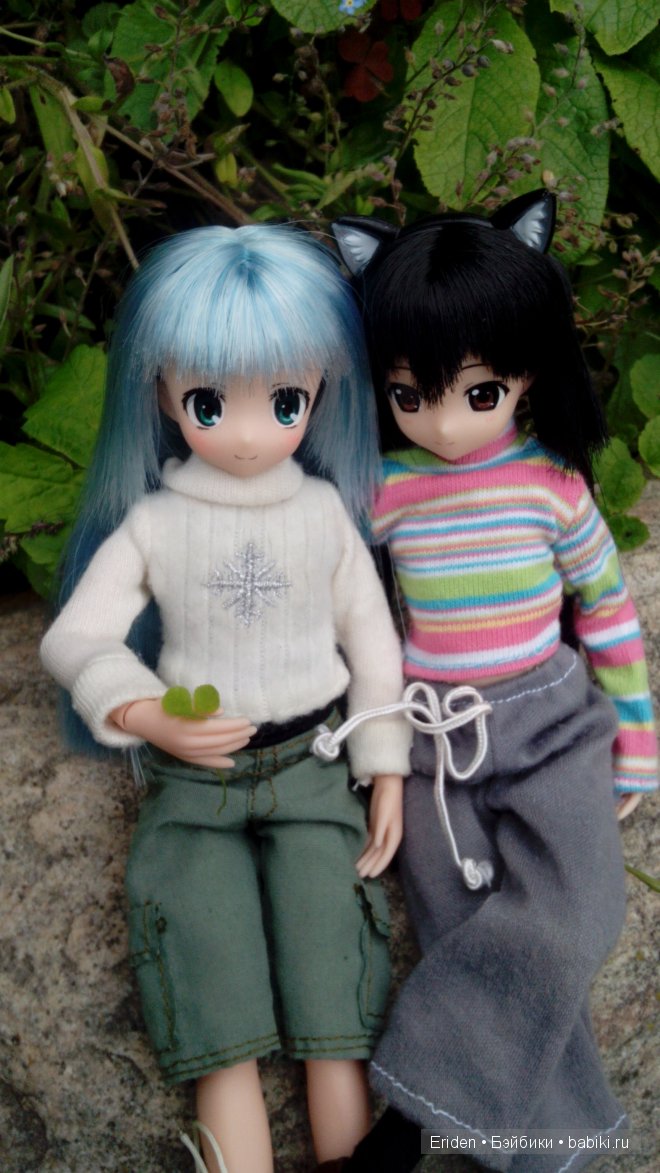 Отдых на даче. Куклы тоже отдыхают