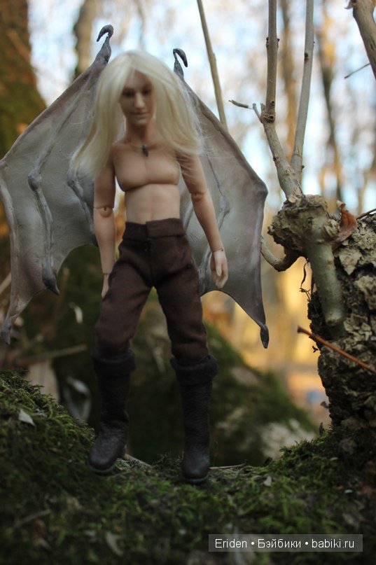Лен приехал к Вольхе. Осторожно, эротика. Авторские куклы 1:12 Ольги Колесниковой (фото 10)