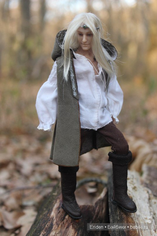 Лен приехал к Вольхе. Осторожно, эротика. Авторские куклы 1:12 Ольги Колесниковой (фото 9)