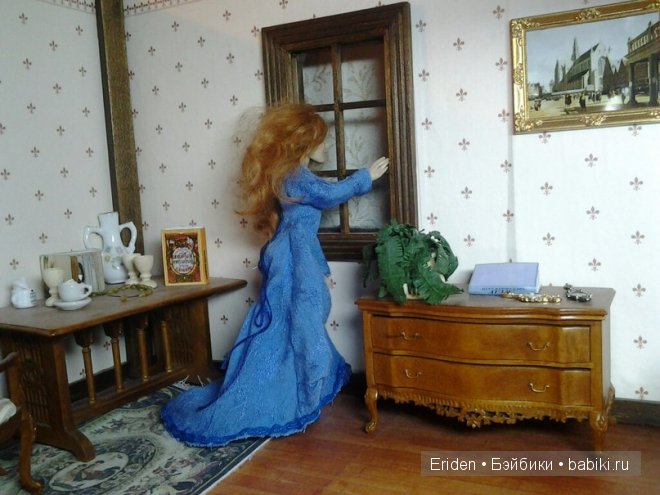 Лен приехал к Вольхе. Осторожно, эротика. Авторские куклы 1:12 Ольги Колесниковой (фото 6)