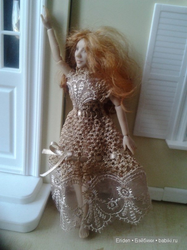 Лен приехал к Вольхе. Осторожно, эротика. Авторские куклы 1:12 Ольги Колесниковой (фото 3)