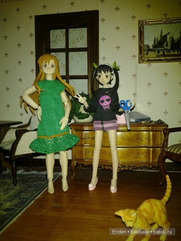 Гибриды. Аниме куклы из фигурок Max Factory Figma