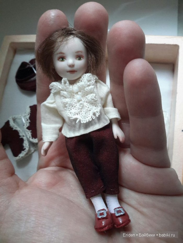 Оливер и Бекки. Фарфоровые малыши от Аллы Кузнецовой (фото 6)