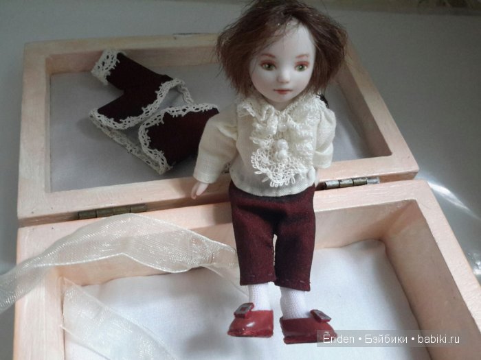 Оливер и Бекки. Фарфоровые малыши от Аллы Кузнецовой (фото 5)