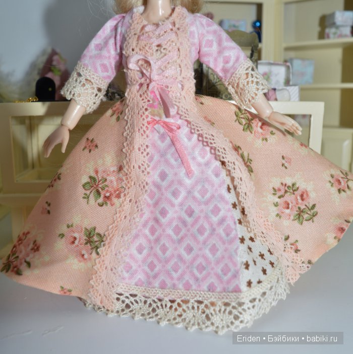 Платье "Антуанетта" 1:12 плюс выкройка (фото 3)