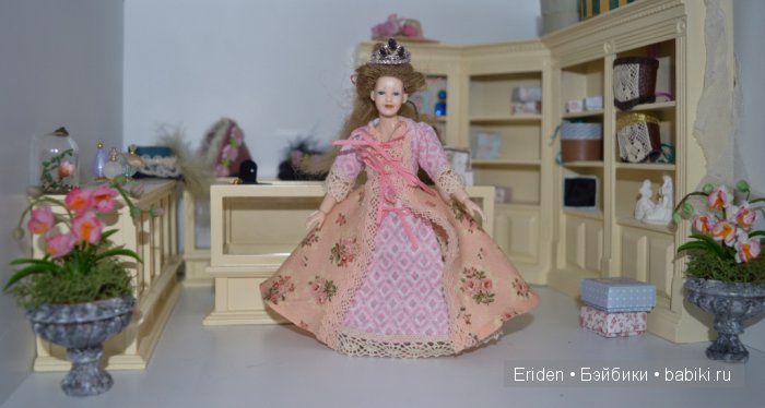 Платье "Антуанетта" 1:12 плюс выкройка