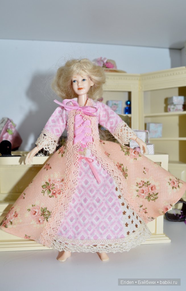 Платье "Антуанетта" 1:12 плюс выкройка (фото 9)