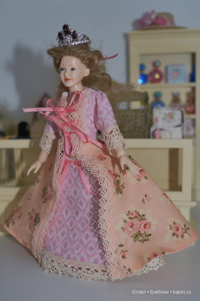 Платье "Антуанетта" 1:12 плюс выкройка