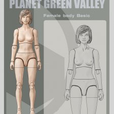 Plant Green Valley 1:18 фигурки от OUYING STUDIO
