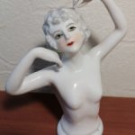 Half Doll, фарфоровая кукла половинка