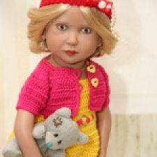 Весенние хотелочки. Игровая кукла от Zwergnase, 34 см