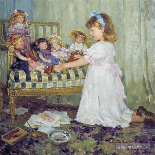 Куклы на картинах