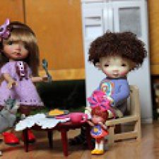 Завтрак с Иночкой и Дрюшей