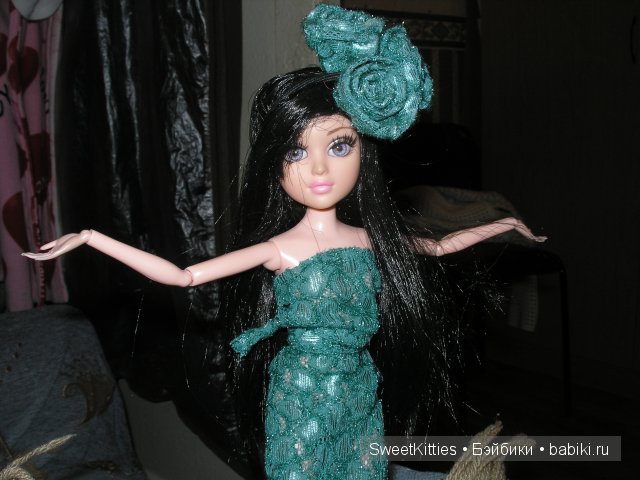 Новое зелёное платье Юляшки | Бэйбики Новое зелёное платье Юляшки (фото 4)