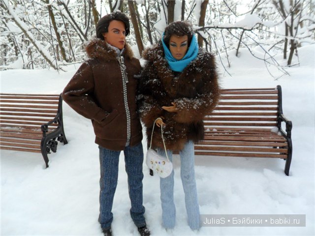 Куклопрогулка в парке, или скамейки "Виноградная лоза" (фото 5)