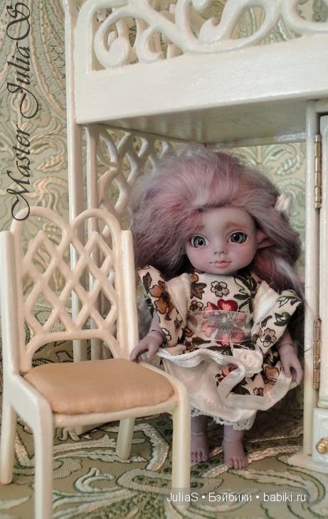 Юлькина кукломебель. Новый старый кроватный комплекс "Чудо прорезное. Евгенка" (фото 6)