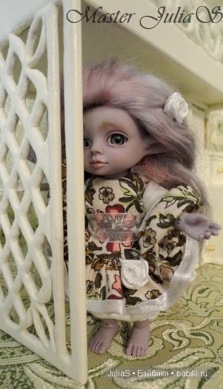 Юлькина кукломебель. Новый старый кроватный комплекс "Чудо прорезное. Евгенка" (фото 7)