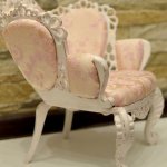 Кукломебель от Master JuliaS, кукольные кресла "Жемчужные" 1:4