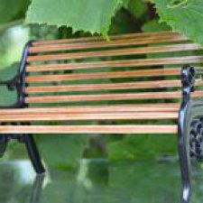 МК парковая скамейка "Виноградная лоза" 1:6