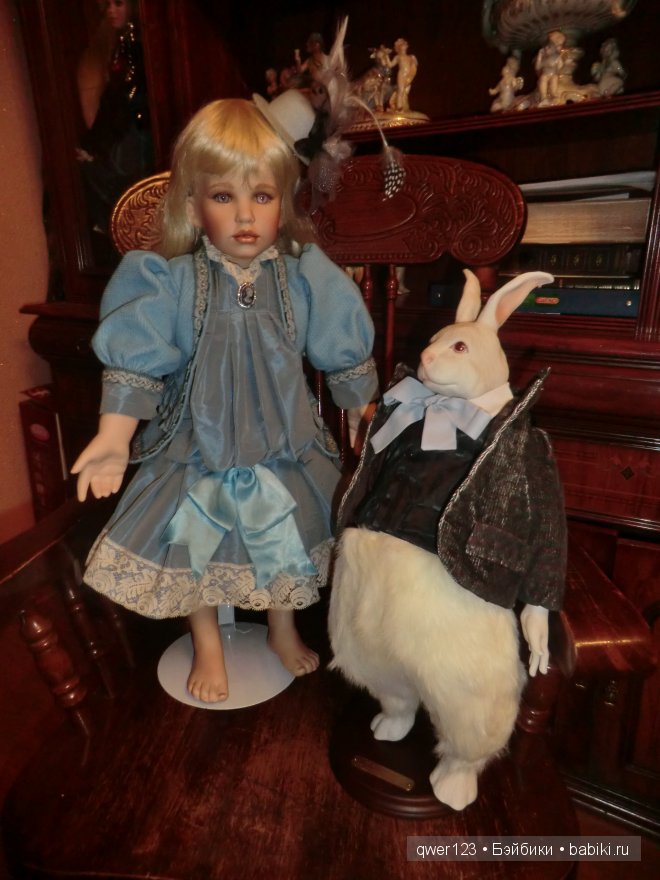 Белый кролик для Алисы — Коллекционные куклы разных авторов (Разное): редкие бренды (фото 5)