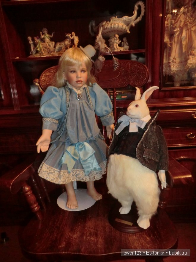 Белый кролик для Алисы — Коллекционные куклы разных авторов (Разное): редкие бренды (фото 4)
