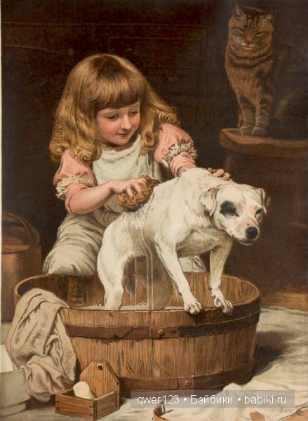 Милые Дети и животные в классической живописи (фото 5)