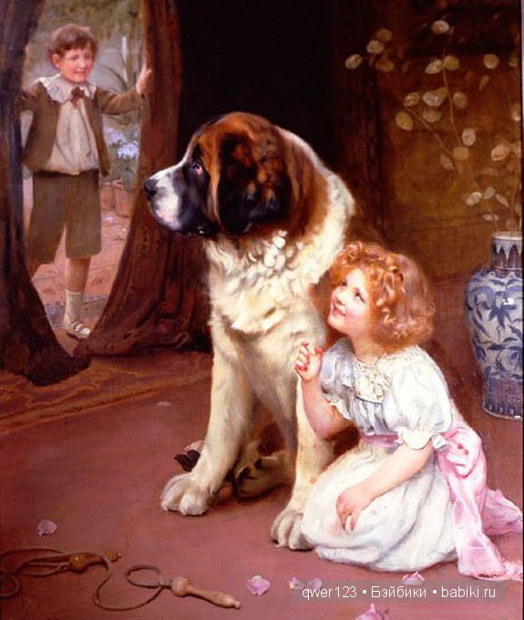 Милые Дети и животные в классической живописи
