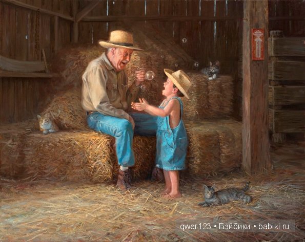 Милые Дети и животные в классической живописи