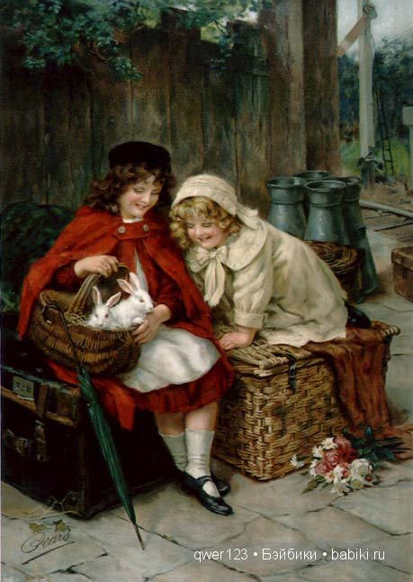 Милые Дети и животные в классической живописи