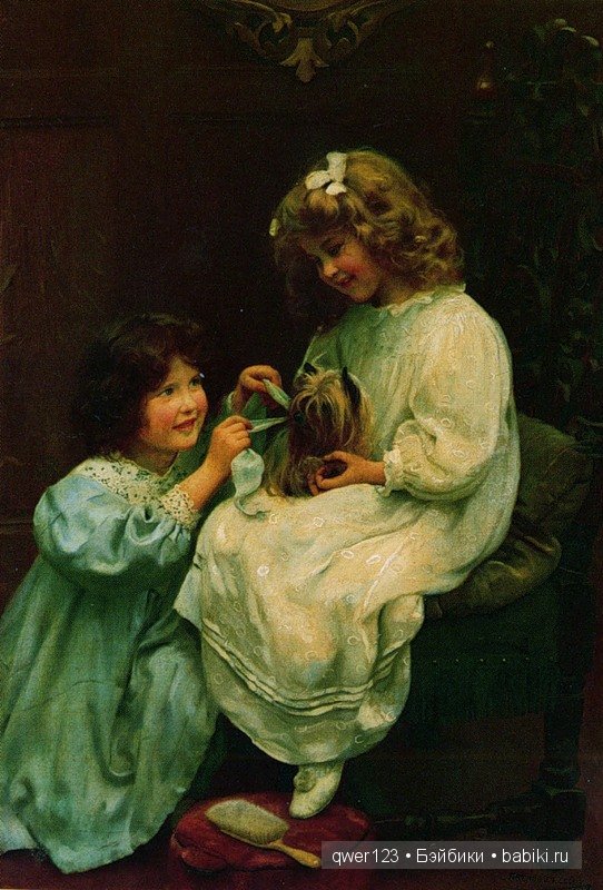 Милые Дети и животные в классической живописи (фото 3)