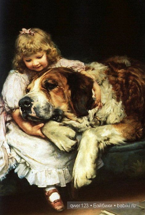 Милые Дети и животные в классической живописи