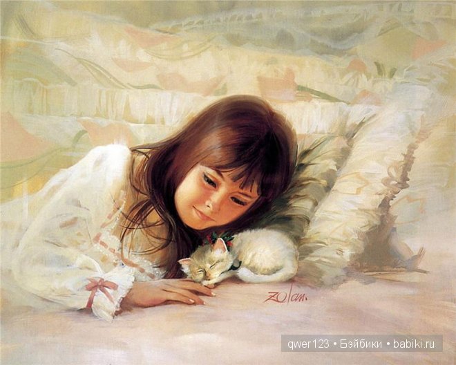 Милые Дети и животные в классической живописи