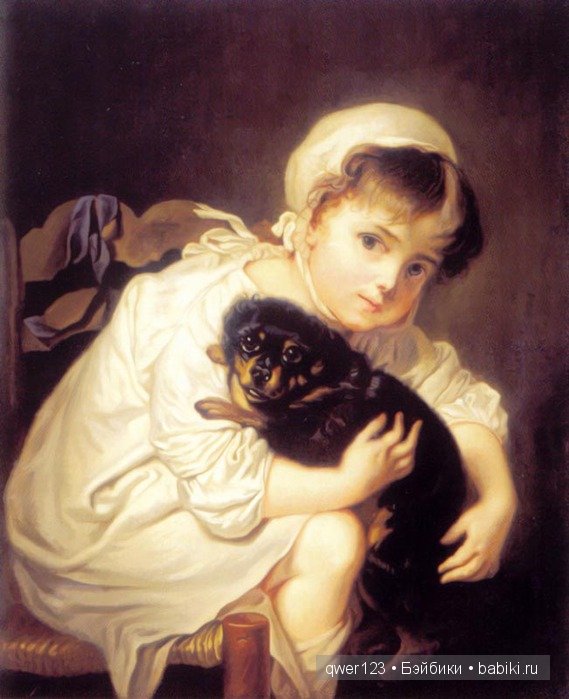 Милые Дети и животные в классической живописи