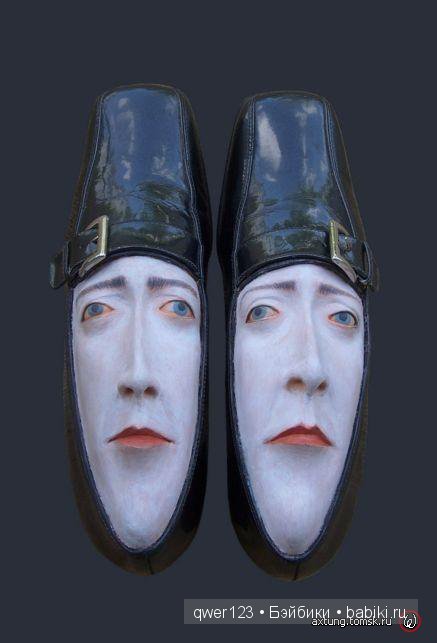 Скульптуры из обуви от Гвен Мерфи (Gwen Murphy) (фото 3)