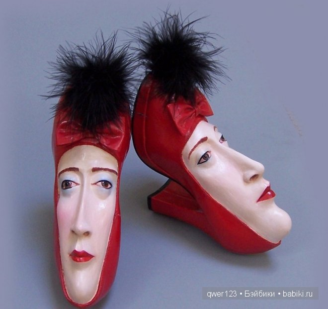 Скульптуры из обуви от Гвен Мерфи (Gwen Murphy)