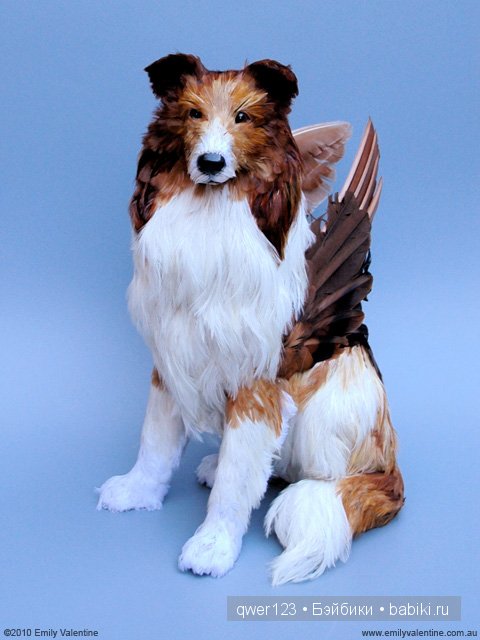 Крылатые собачки австралийской художницы Эмили Валентайн (Emily Valentine)