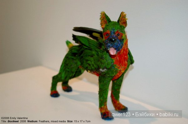 Крылатые собачки австралийской художницы Эмили Валентайн (Emily Valentine)