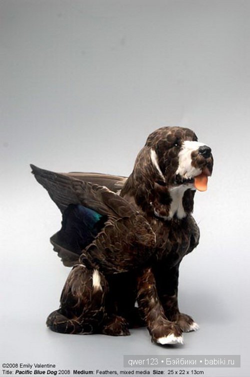 Крылатые собачки австралийской художницы Эмили Валентайн (Emily Valentine)